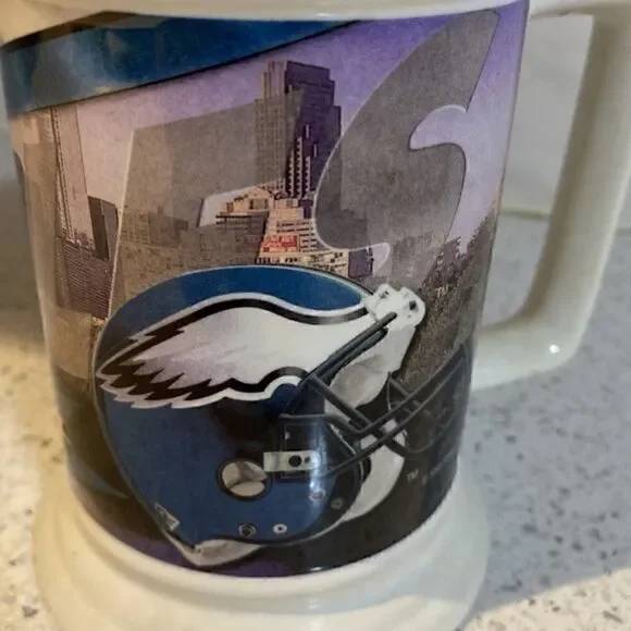 NFL Philadelphia Eagles Football Beer Stein Mug - Team Reflections - Picture 2 of 8